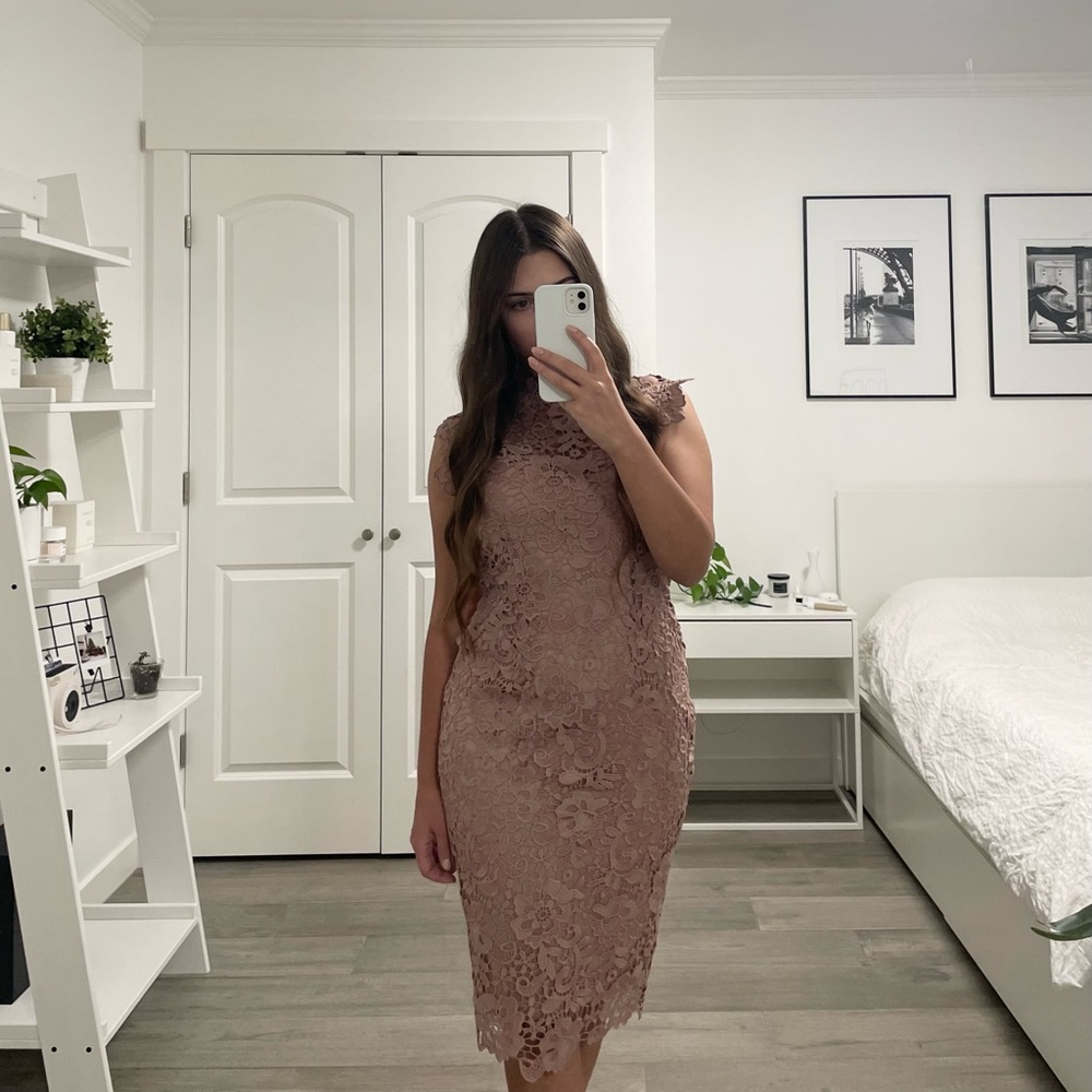 Paper Dolls Pink Midi Dress